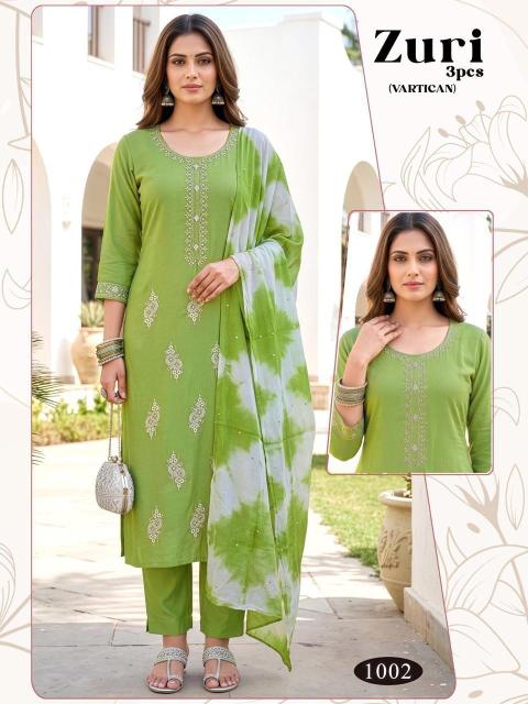 Desi kudi zuri 3pcs surat kurti wholesale market